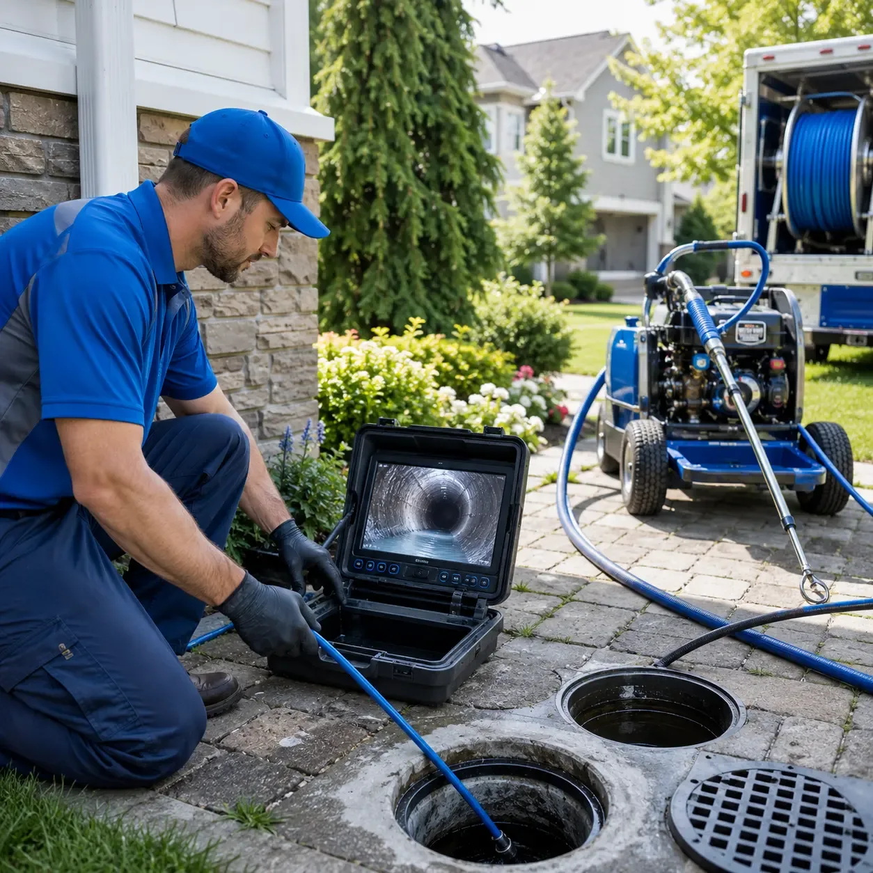 Outdoor drain cleaning professionals serving Belmont, OH