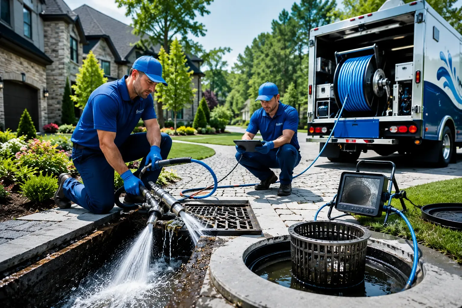 Local outdoor drain cleaning professionals in Belmont, OH