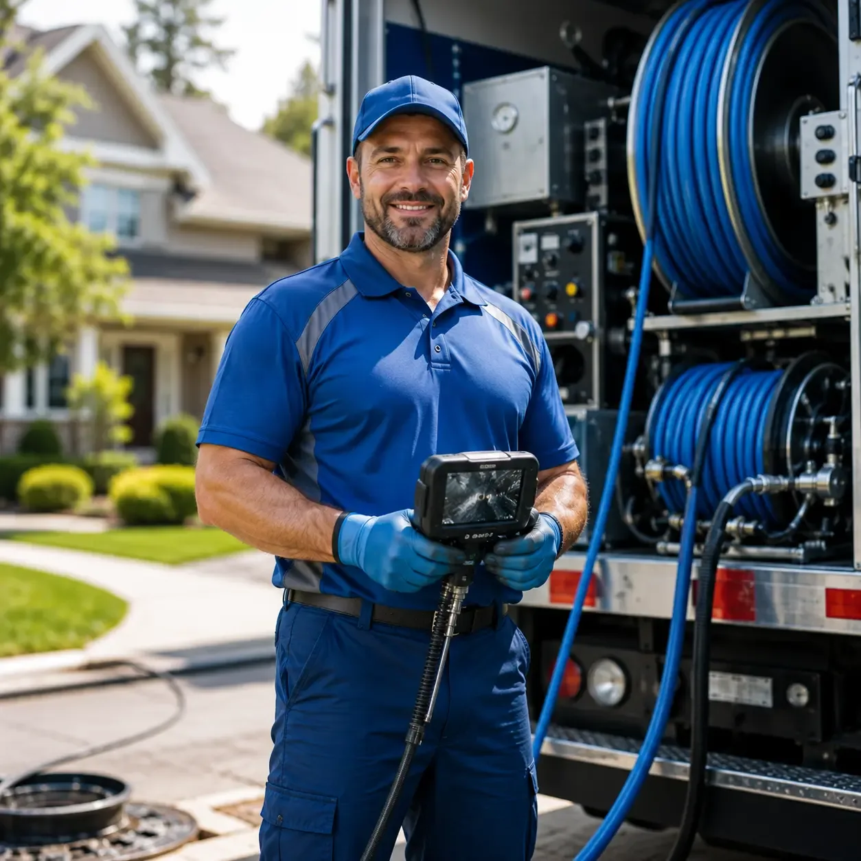 Local outdoor drain cleaning specialists in Belmont, OH